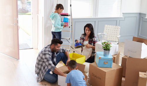 Family moving in; moving house made easier with movers